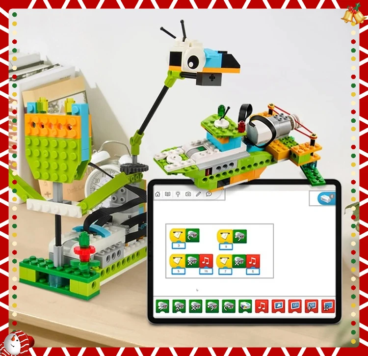 386Pcs Wedo 2 0 Core Set Building Blocks Robotics Kit STEAM Educational Toys for School Children DIY Learning Projects