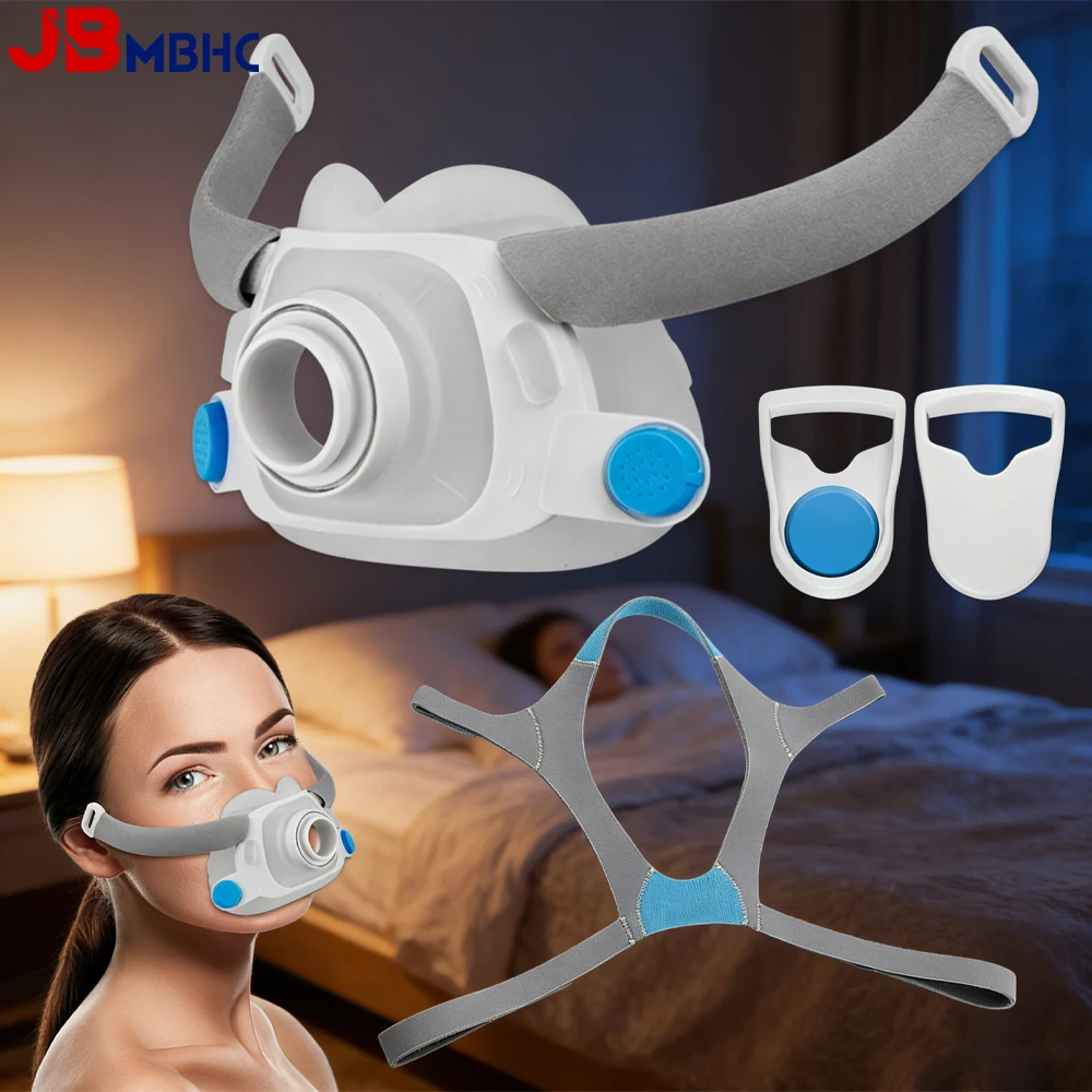 

Силиконовая подушка CPAP F40 с рамкой, клипсами и сменным оголовьем для маски Airfit F40, сменная подушка с пенопластовым фильтром