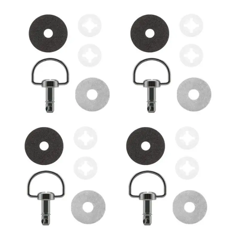 

31BC 14mm 19mm Motorcycle Quick Release 1/4 D-Rings Fairing Fastener Universally