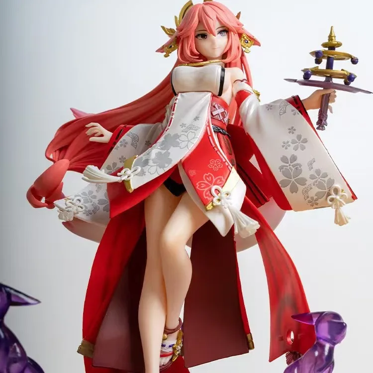 Genshin Impact Figure Nilou Lotus Light Falling Dance Feast Hot Girls Anime Action Figurine Collection Doll Gifts Kid Toys