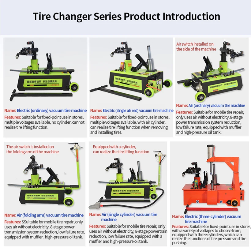 Optional configuration Small horizontal tire truck tire scraper horizontal tire dismantling machine