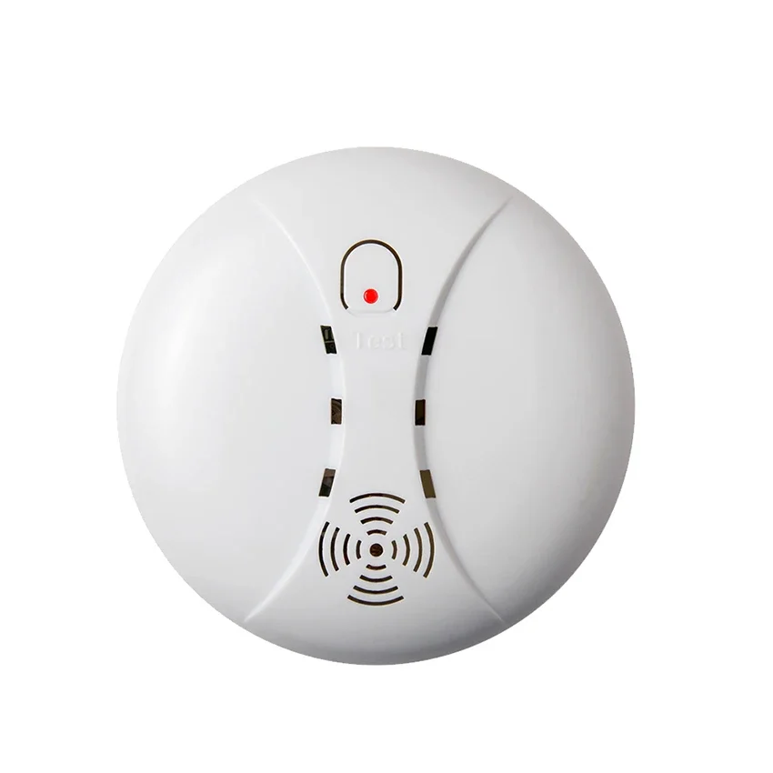 

Wireless Smoke Detector Independent Smoke Alarm, Automatic Reset, Fire Alarm Battery-Operated for Home Hotel, 120 Meters Range