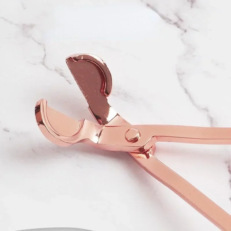 18 cm Kerzendocht Trimmer Edelstahl Schere Trim Dochtschneider Rundkopf Kerzen Kernschere Handgefertigte Werkzeuge – Detail 5