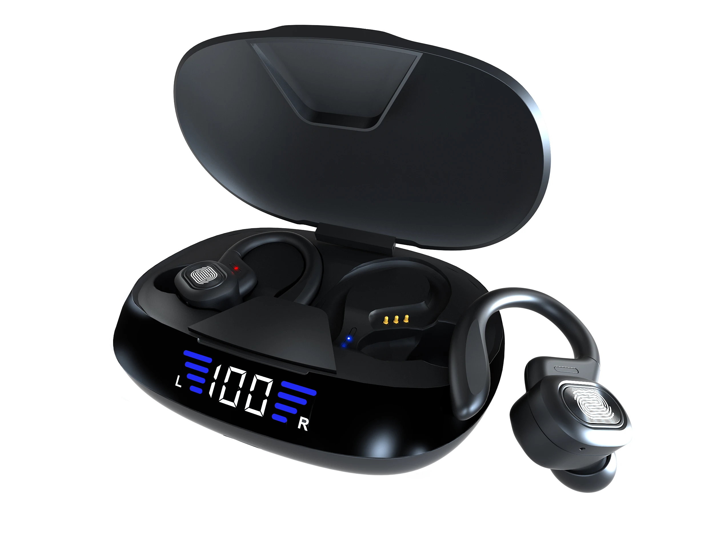 New SP16 Ear Hook Wireless Earphones Bluetooth 5.3 Stereo Bass Sports Fitness Daily Use image 6