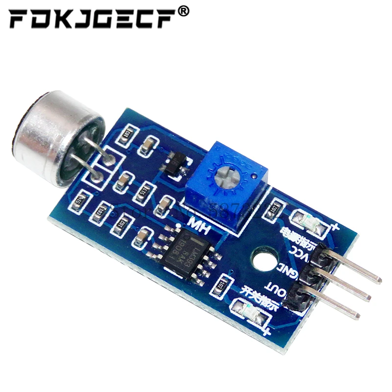 3pin Voice Sound Detection Sensor Module Intelligent Smart Vehicle Robot Helicopter Airplane Aeroplane Car for arduino DIY KIT