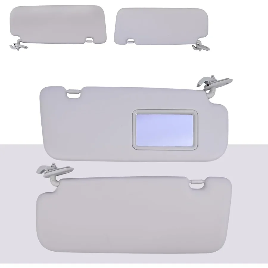 

Driver and Passenger Side Sun Visor Designed for Accent 1E 20112015 Models Compatible with 852101R000 and 852201R000 Front Lef