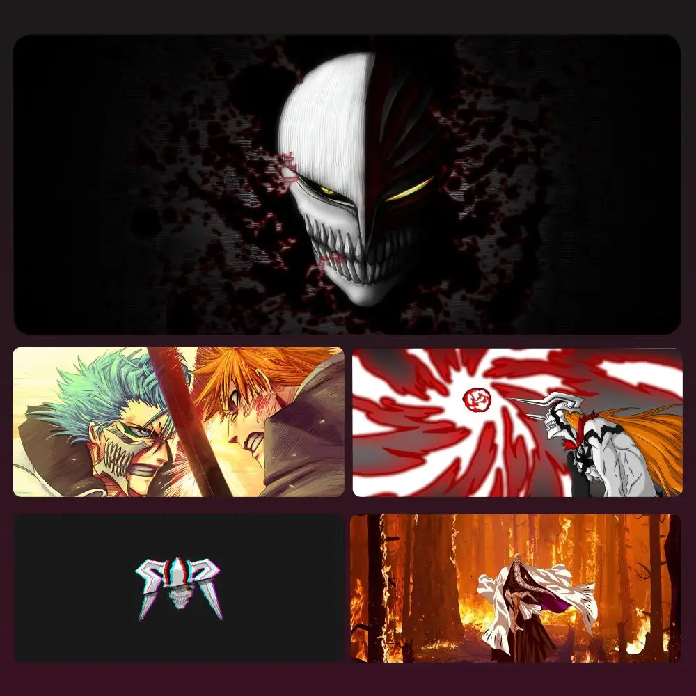 

Hot Anime Bleach Mousepad Large Computer Gaming Accessories MousePads Desk Mats Anti-slip Laptop Soft Mice Pad Mouse Mat