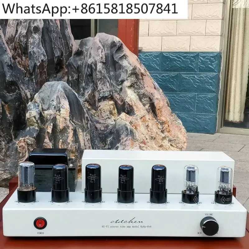 6P6P-6V6 push-pull bile machine HIFI audio power amplifier, fever tube power amplifier