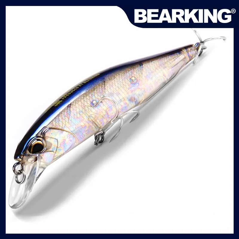 BEARKING 10cm 15g  Mixed Minnow Fishing Lure Set Wobbler Crankbait Isca Artificial Hard Bait Carp  Pesca Tackle