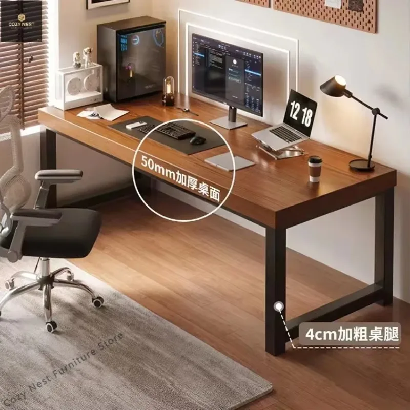 Computer desk Rectangle writing desk Student home bedroom E-sports table Simple rental desk