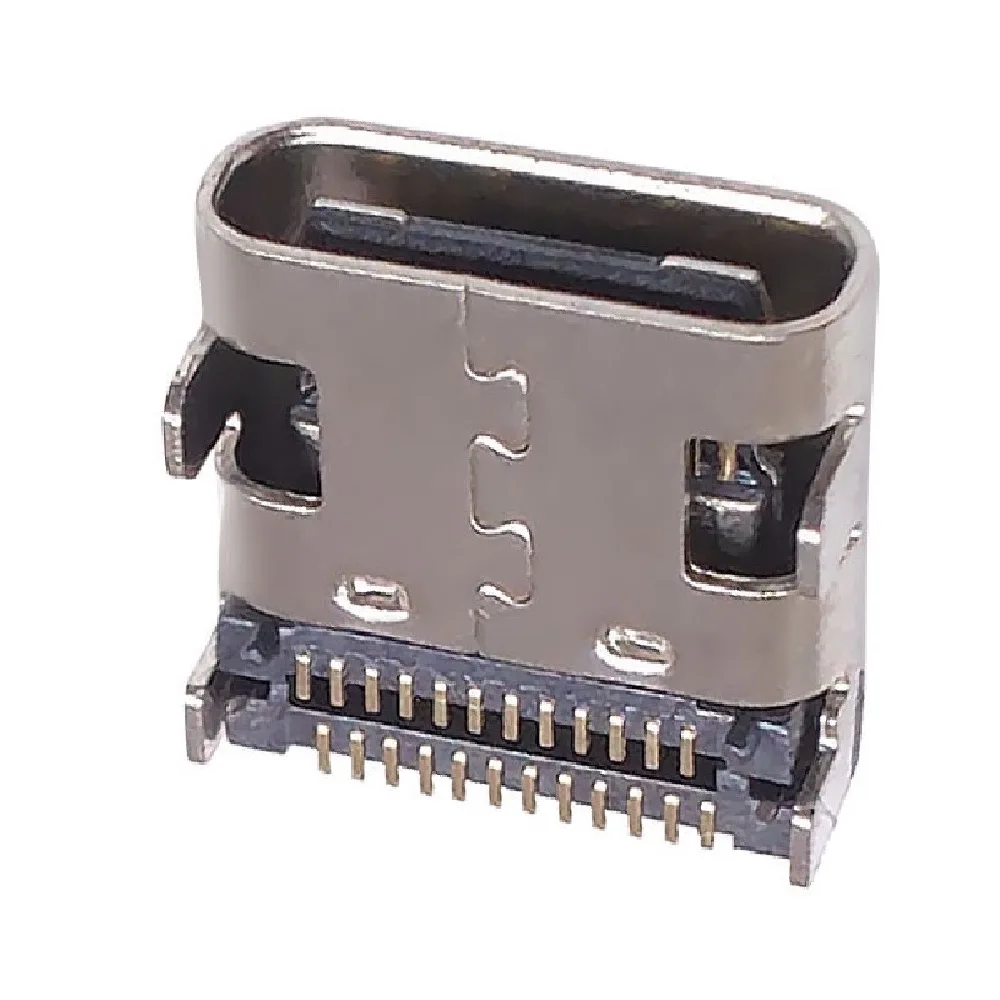 TYPE C 24P Double-row SMT USB 3.1 24Pin Female Socket Connector  Fast Charging Port Data Charging Plug Socket 3A High Current