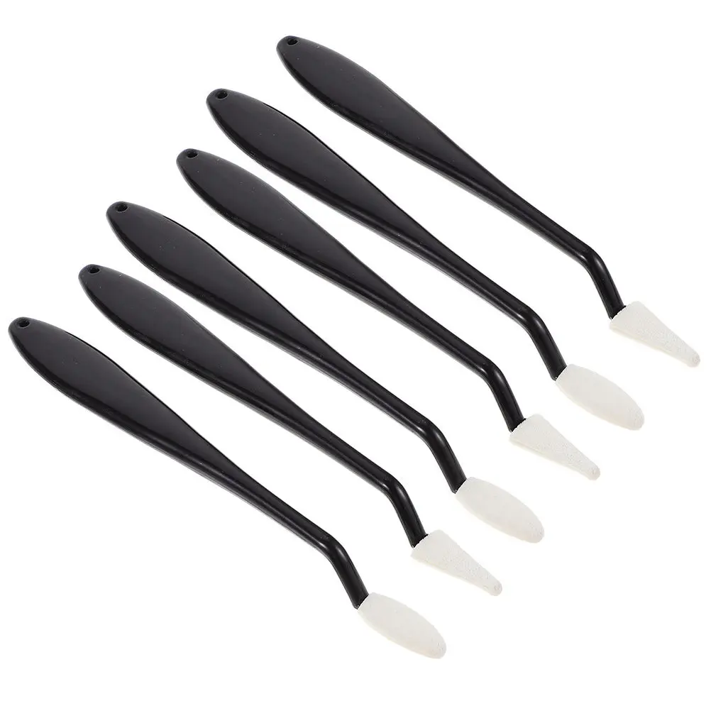 6Pcs Sketching Wiper Sponge Pad Blender Set Ergonomic Comfort Grip Blending Stumps for Pencil Charcoal Drawing Smudge Erase