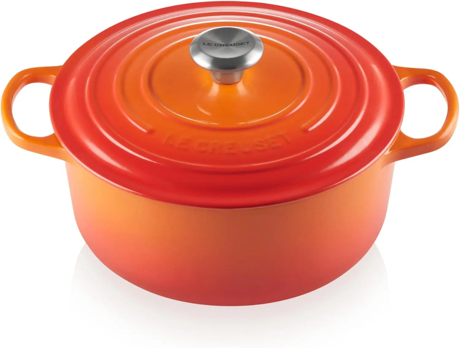 

Enameled Cast Iron Signature Round Dutch Oven, 5.5 qt., Flame
