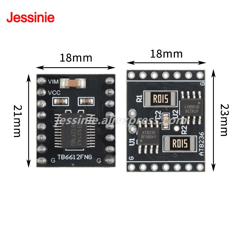5pcs/1pc TB6612 AT8236 Motor Drive Module Dual Channel DC Motor Forward Reverse PWM Stepless Speed Control Board Super L298N