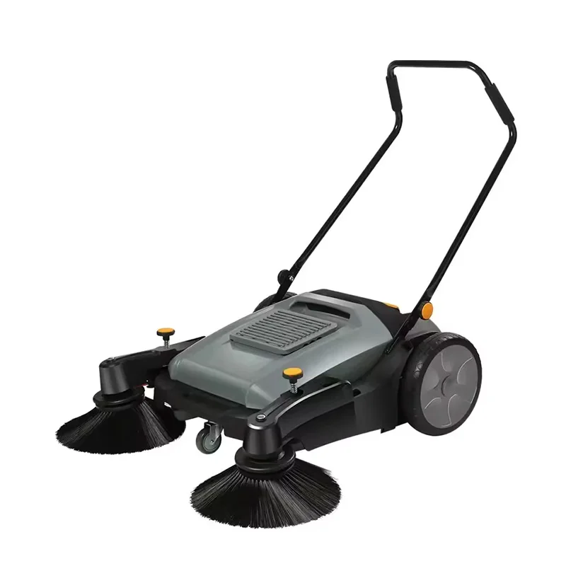 

Electric Hot Sale 55L Manual Hand Push Floor Cleaning Sweeper Street Road Sweeper Machine For Parking Lot