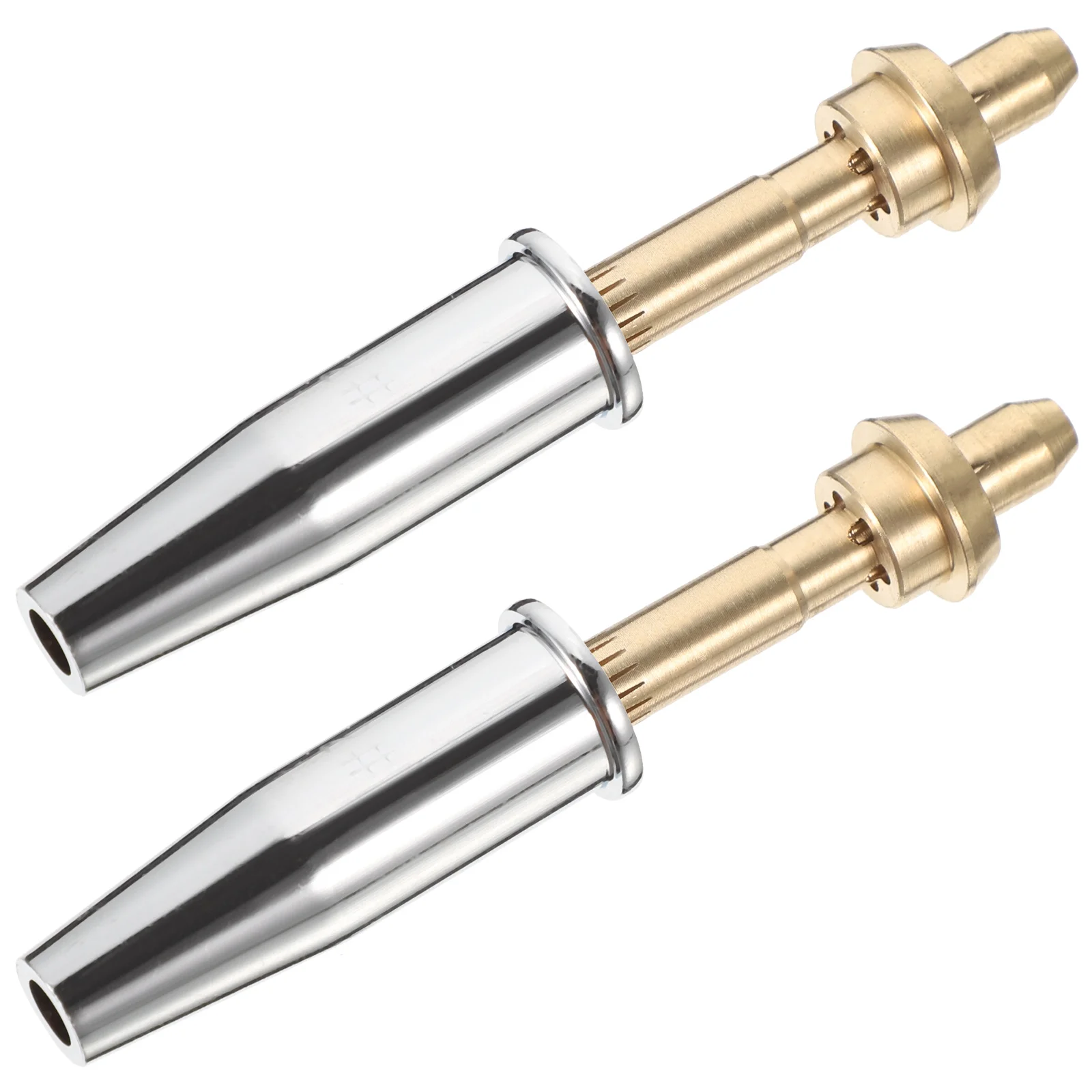 

2Pcs Replacement Cutting Torch Tip Heavy Duty Copper Propane Natural Gas Torch Attachment Propane Cutting Tips