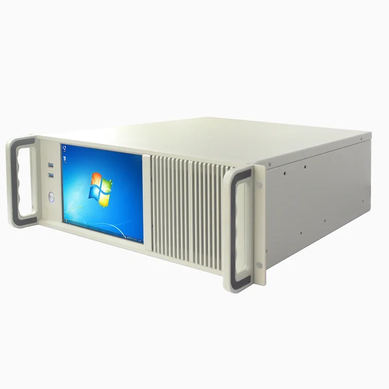 Aluminium Panel LCD display 3u Rackmount Atx Server Chassis