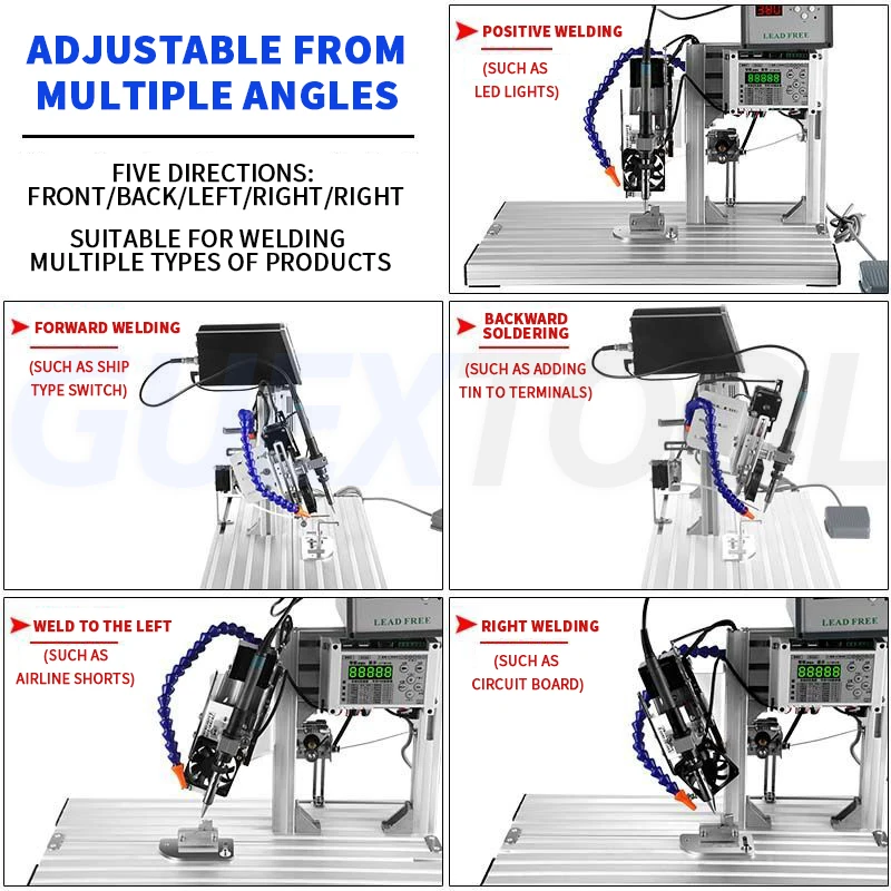 Semi-automatic Soldering Machine Foot Pedal Stable Performance Soldering Station Spot Welder For DB/DC Head Switch Welding
