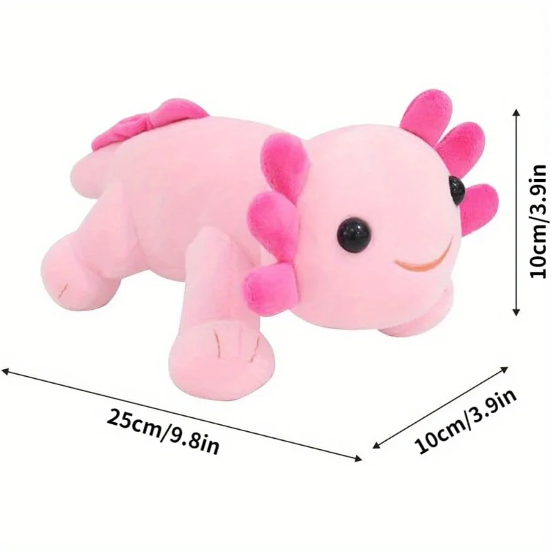 1 Stuks Axolotl Knuffel, 11.8Inch Zacht Schattig Axolotl Knuffeldier Pluche Kussen Voor Jongensgilr 'S Verjaardagscadeau