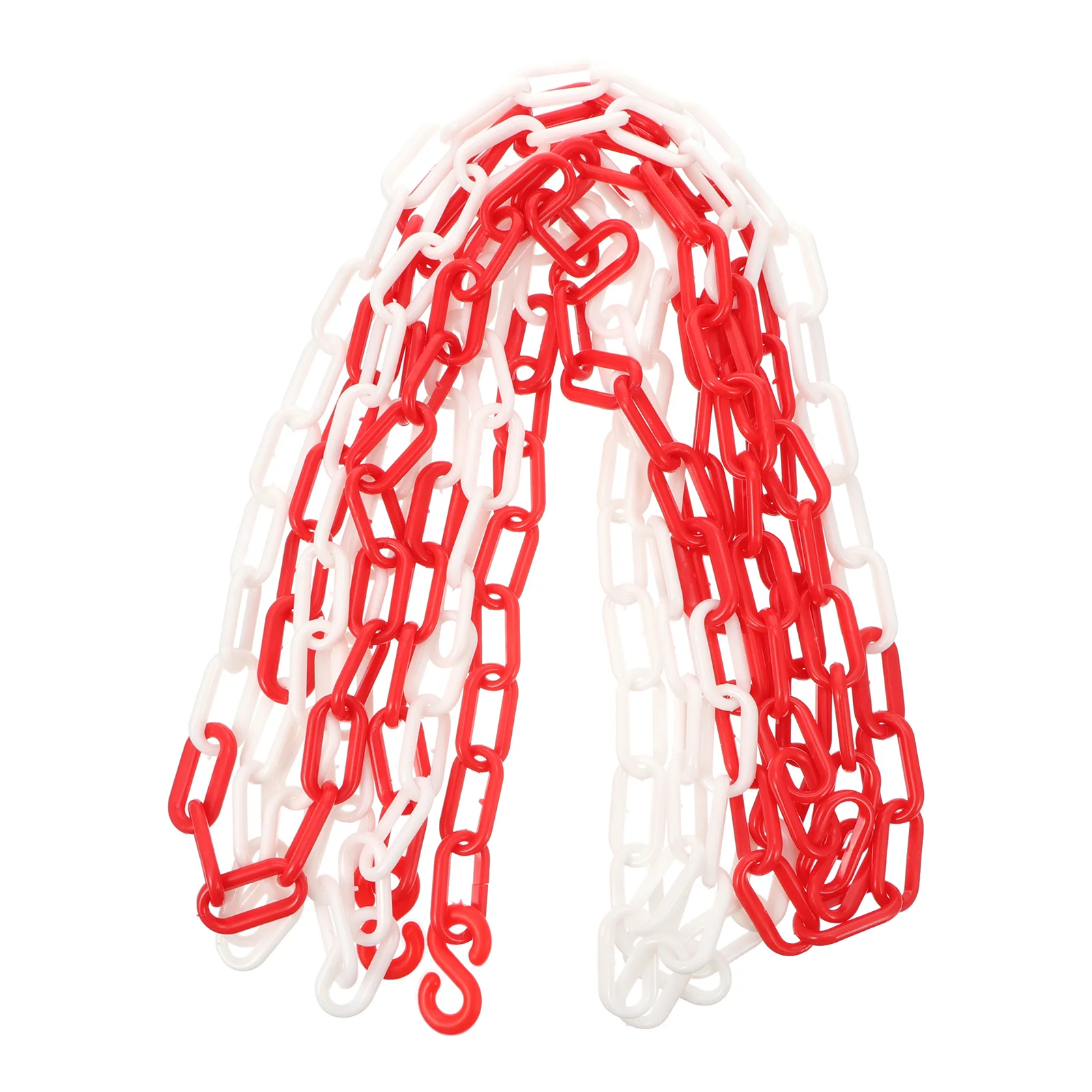 

5M Road Cone Safety Chain Plastic Barrier for Traffic Control Crowd Management Lightweight Indoor Outdoor Use Caution