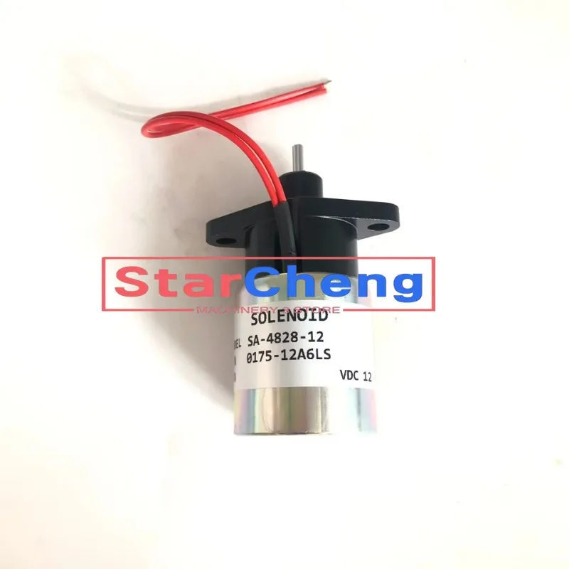 Higher Quality for V3300 Actuator SA-4828 SA-4828-12 0175-12A6LS Engine Stop Solenoid Excavator Accessories