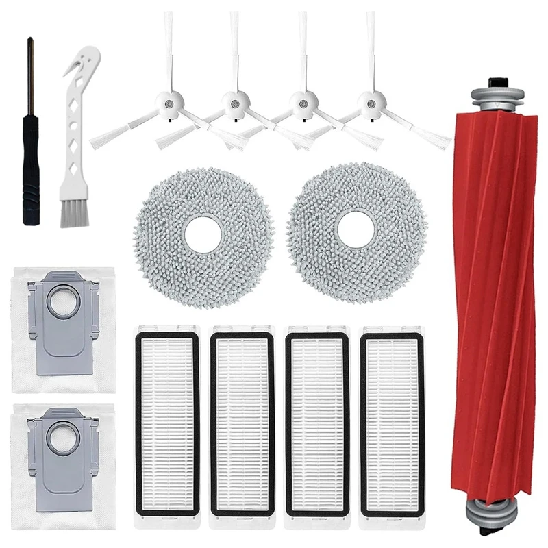 

Replacement Part For Roborock Q Revo / P10 Vacuum Cleaner Robot Accessories Parts Main Side Brush Hepa Filter Mop Cloth