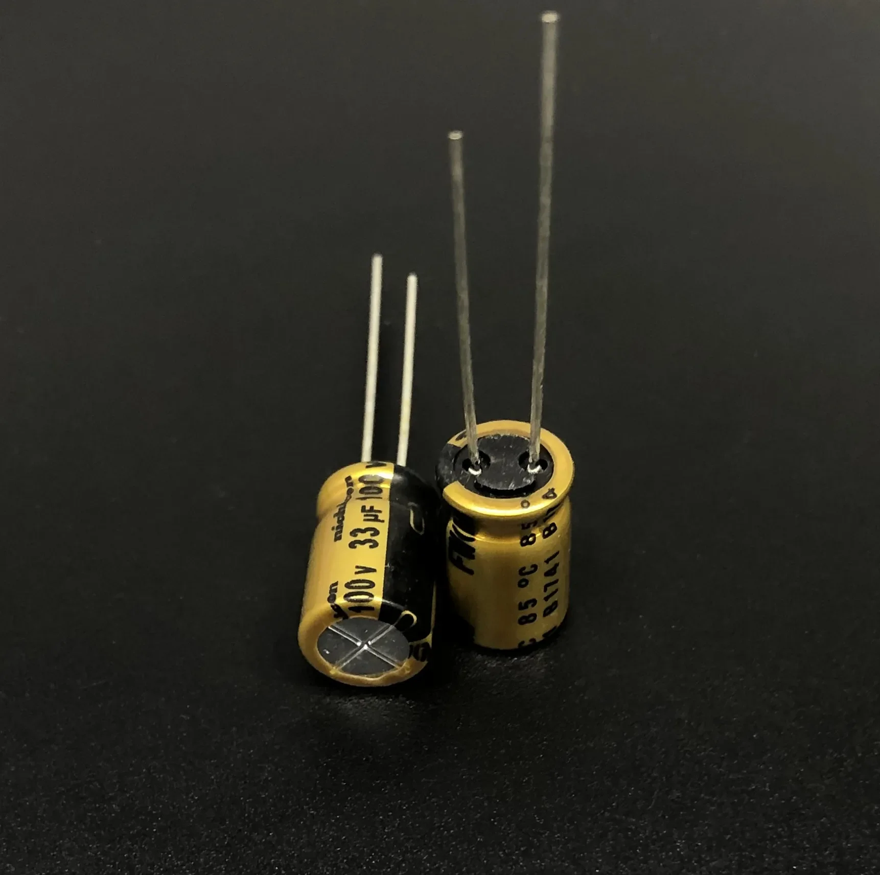 5pcs/50pcs 33uF 100V NICHICON FW  8x11.5mm 100V33uF Top Grade Audio Capacitor HiFi DIY