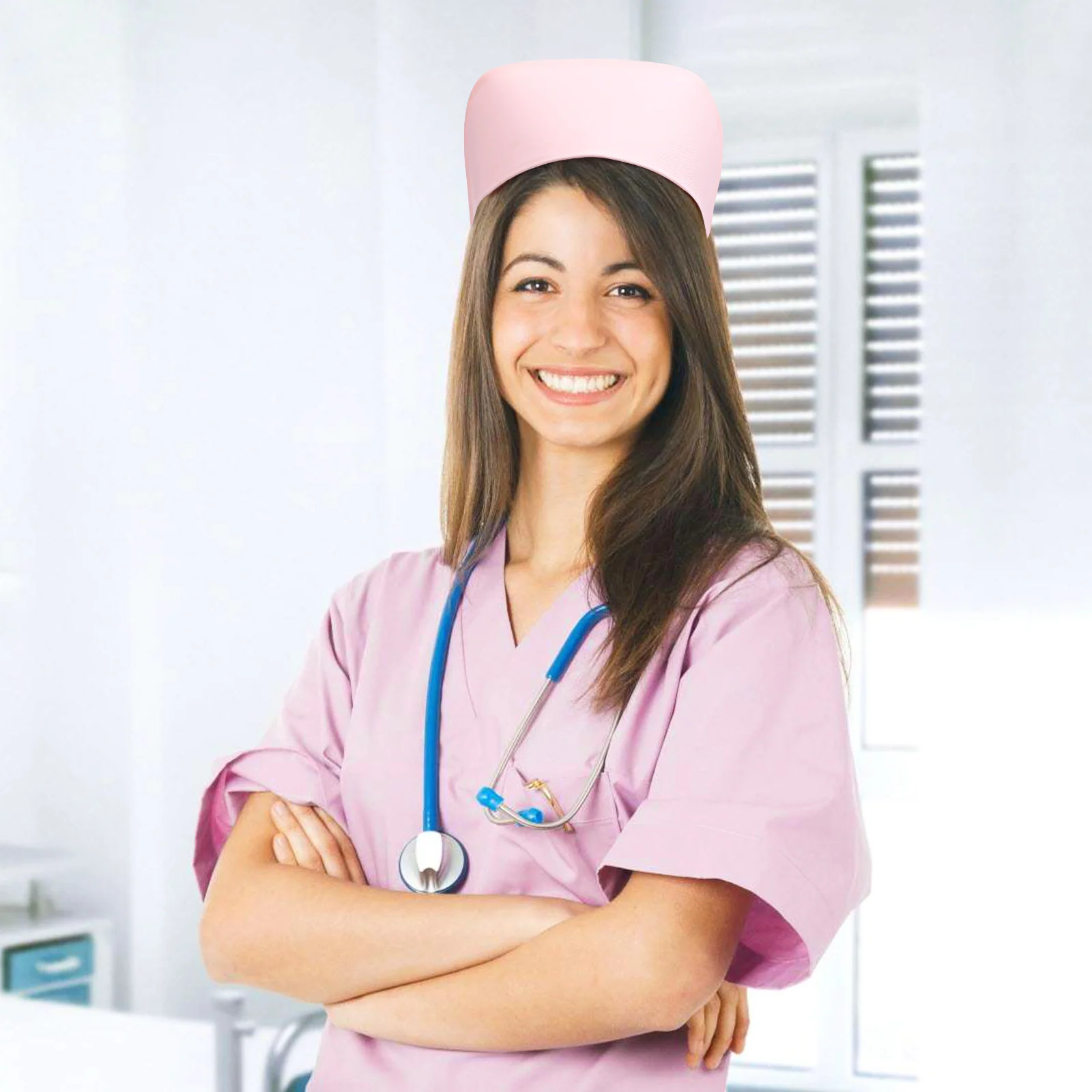 프리미엄 코튼 도브테일 디자인 편안한 하드 크리스프 변형 방지 간호학교 핀닝 세레모니 파티용 모자