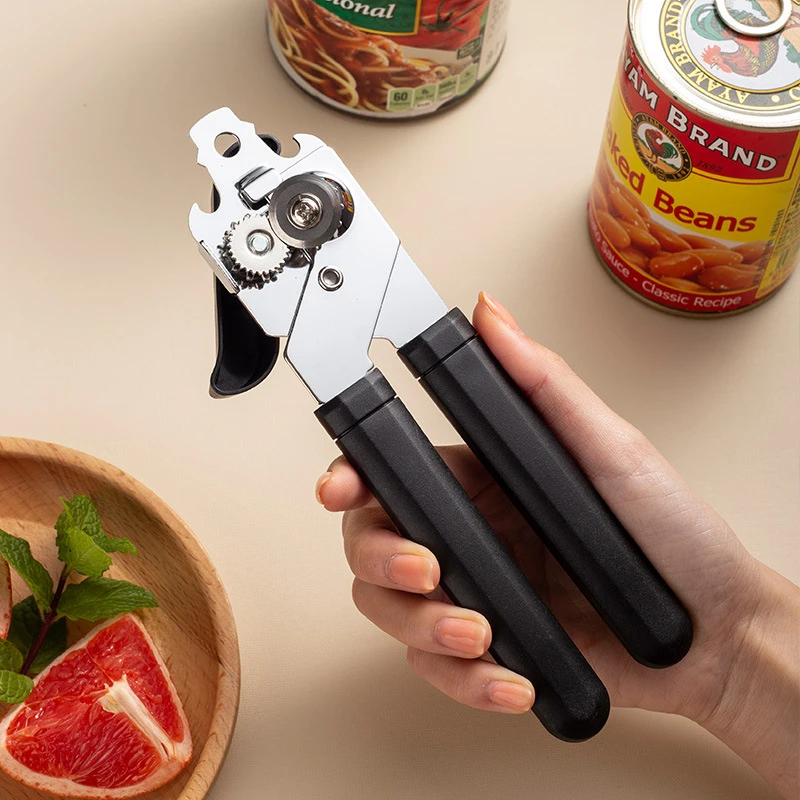 1PC Effective and Durable Multifunctional Professional Manual Can Opener Craft Beer Grip Can Opener Bottle Opener Kitchen Gadget