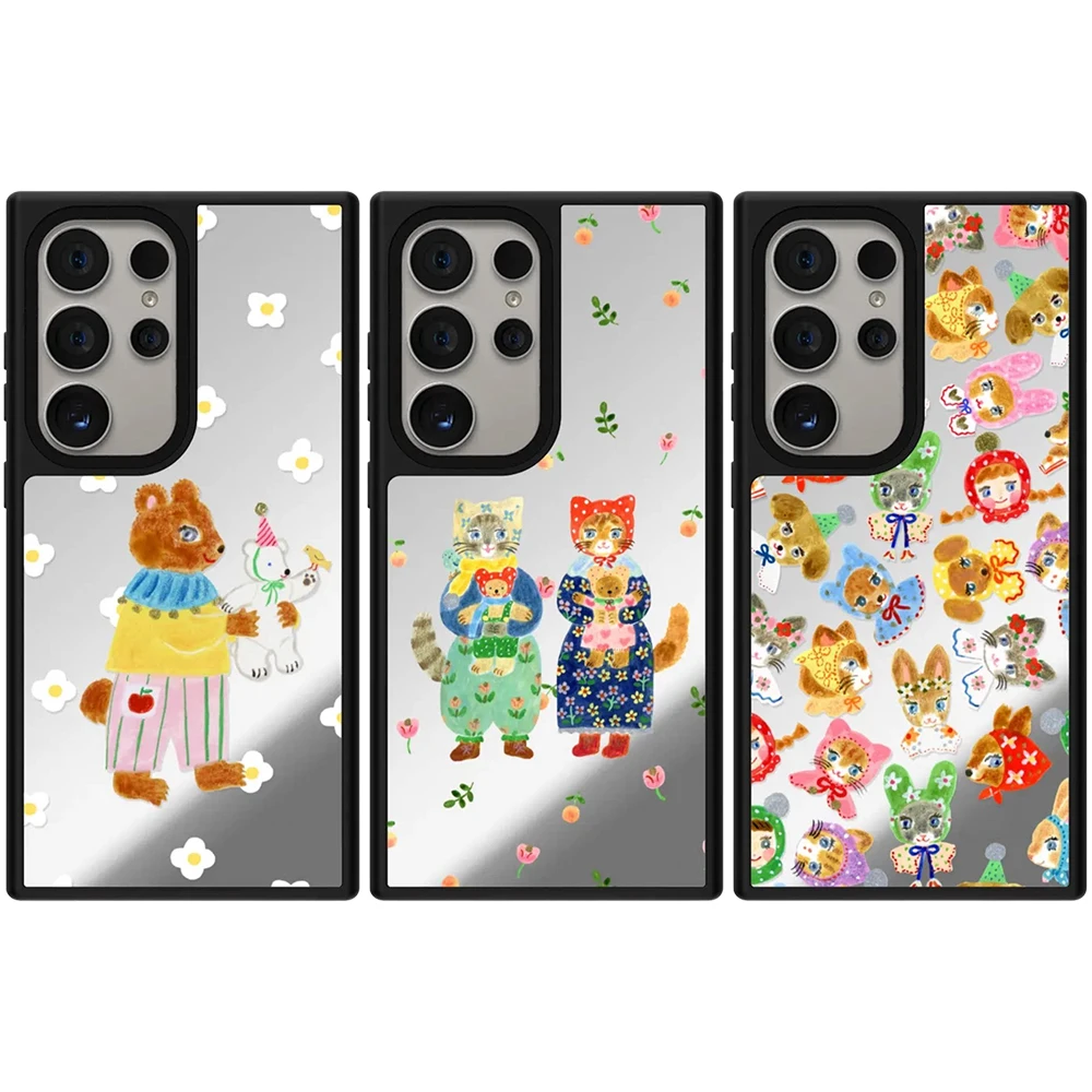6042370 Mirror Magnetic Case: Compatible with Samsung Galaxy S23 U S24U S25 S26 Ultra S25+ S26 Plus Shell