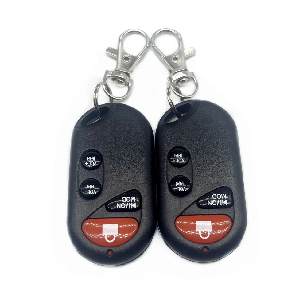 إنذار مضاد للسرقة للدراجات النارية مركبة كهربية مقاوم للماء زر المضيف مليون صوت Mp3 مكبر صوت للموسيقى راديو صوت صغير للمنزل #4