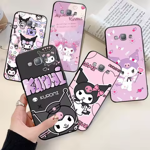 Kuromi Cartoon Cute For Samsung Galaxy A9 A8 Star A9S A7 A6 A5 A3 Plus 2018 2017 2016 Silicone Soft Black Phone Case Coque Capa