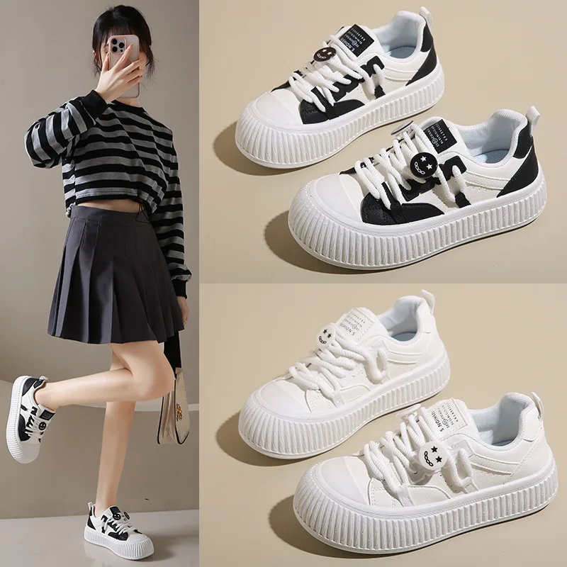 Shell Head Women White Shoes Fashion Female Girls Sneakers Sports Casual Size 35-40