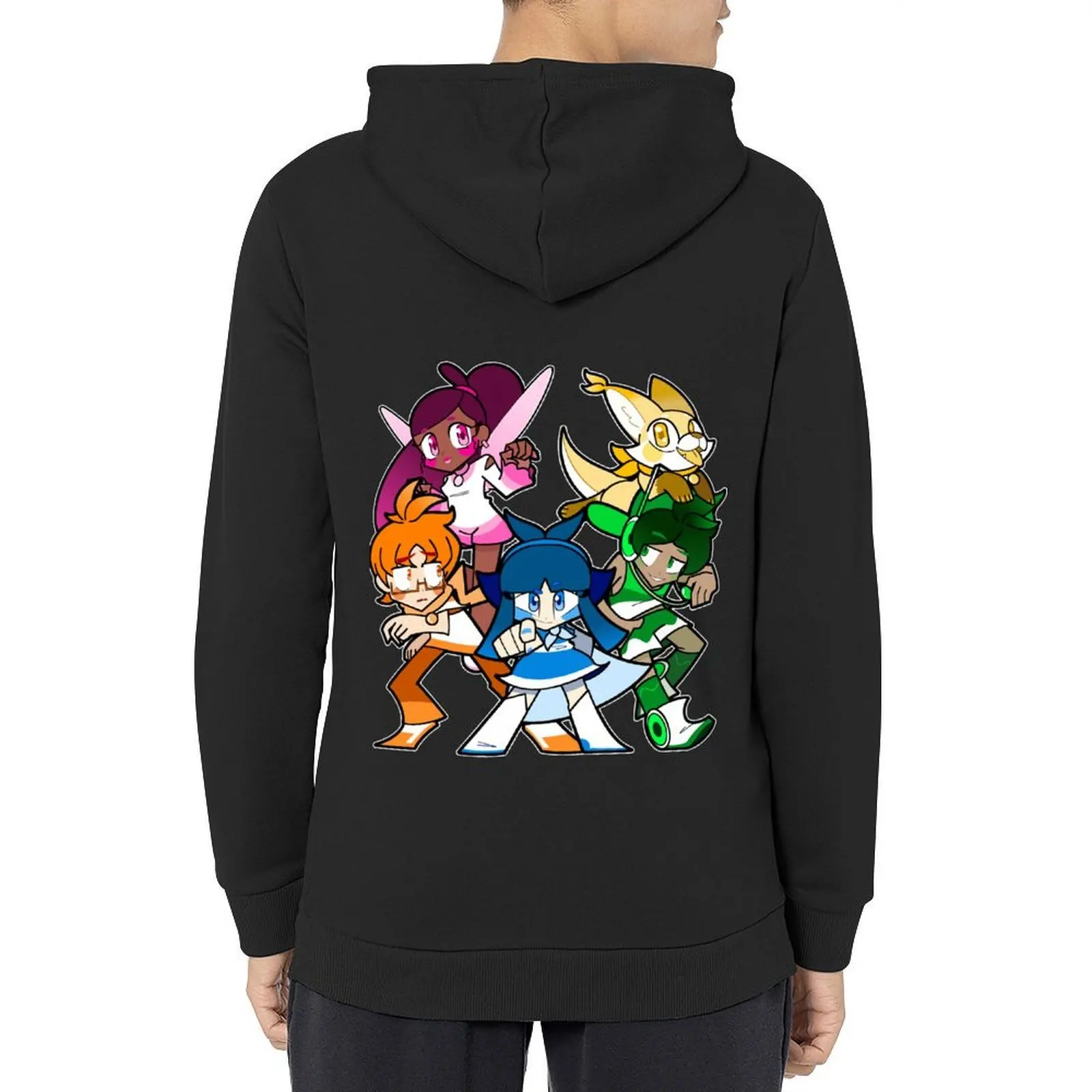 

GELL HEROES Group Pose Hoodie men's clothing men's clothes aesthetic clothing korean style clothes mens hoodie