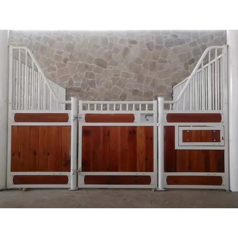 European Equestrian Equipment Equine Elegant Horse Box Stall Stable Panels