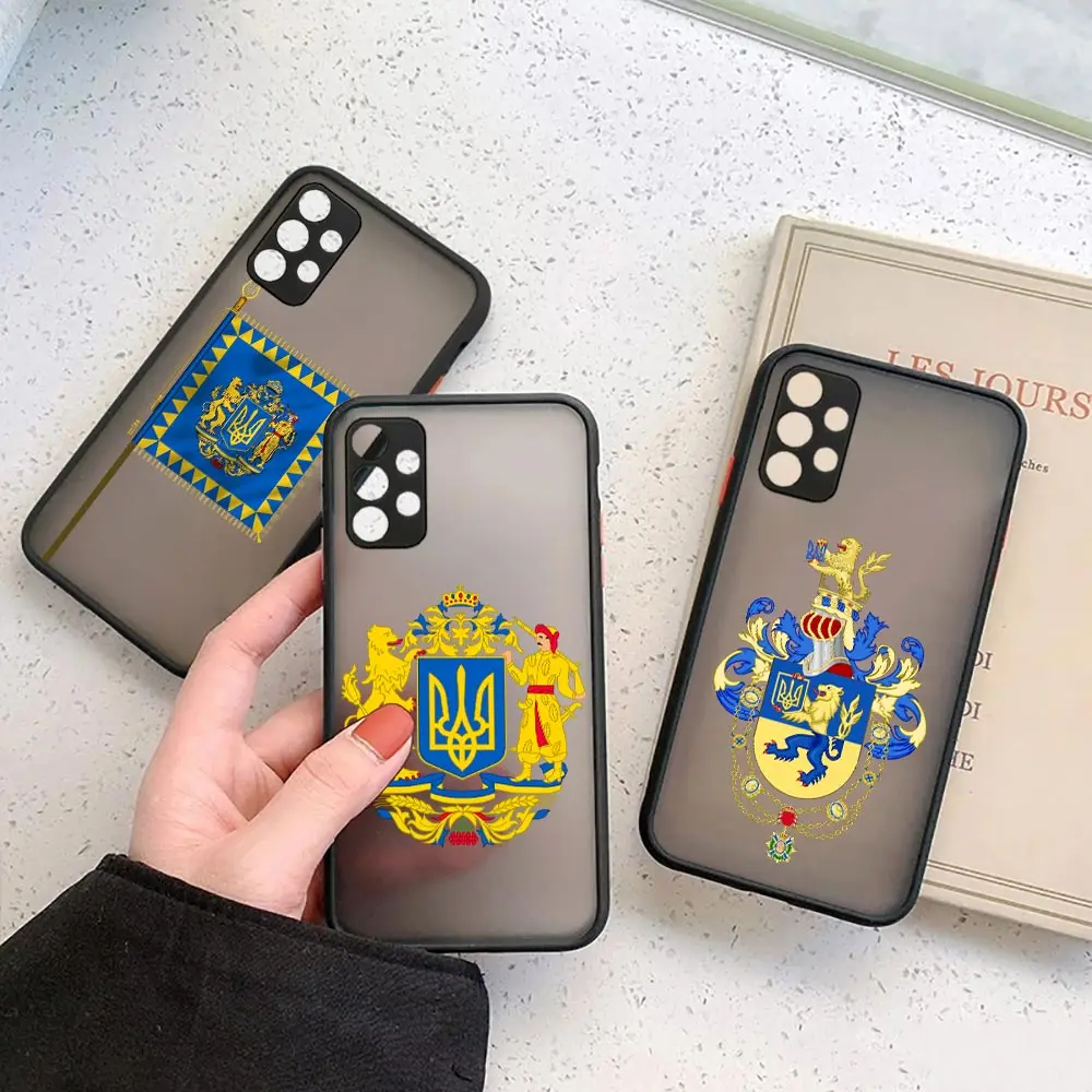 Ukraine Ukrainian Flags Emblem Case For Samsung Galaxy A73 A72 A71 A70 A53 A52 A51 A50 A42 A33 A32 A31 A30 A23 A22 A14 Cover