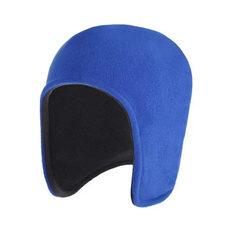 AliExpress NONE Winter Outdoor Cycling Warmth Beanie Fleece-Lined Ear-Covering Beanie Double-Layer Thickened Elderly Sleep Hat