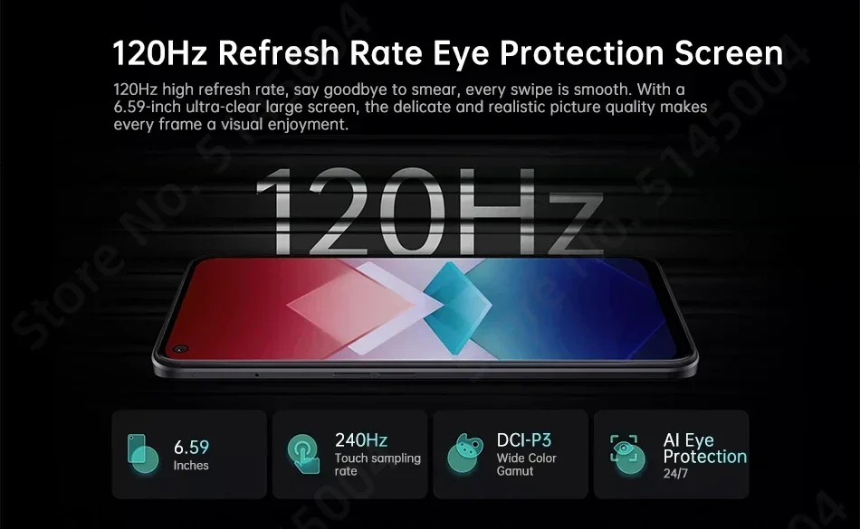 OPPO K10X 5G Android 128GB ROM Smartphone 6.59 inches Screen CPU Qualcomm Snapdragon 695 5000mAh Battery All Colours used phone