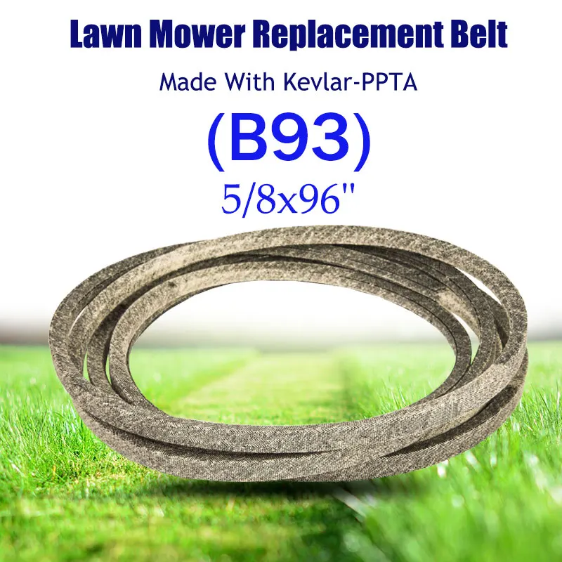 

Accessories for Vehicles 5/8×96" TCU34218 B Series B93 V-belt 71460071 for Lawn Mower Engine Made with Kevlar