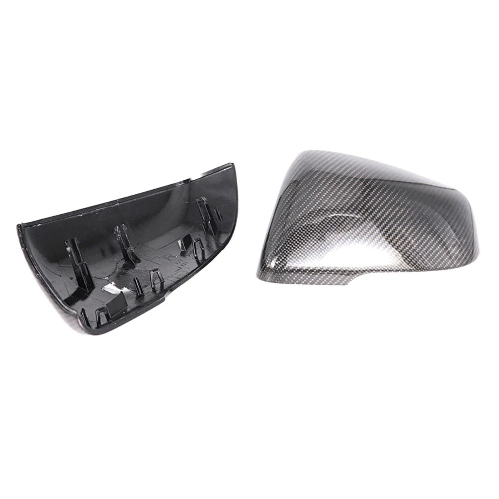 

Car Carbon Fiber Side Door Rearview Mirror Cover Cap for-BMW X1 X2 F48 F49 F45 F46 F39 F53 G39 Mirror Caps Replacement