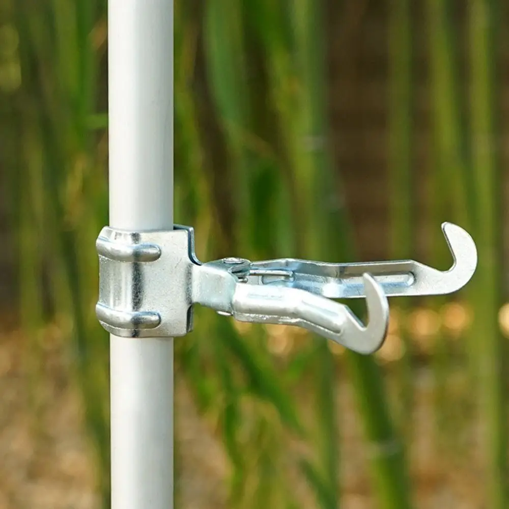 Multi-Functional Clamp On Lantern Hanger Clip Holder Light Lamp Hanging Hook for Tent Poles Outdoor Camping Hook