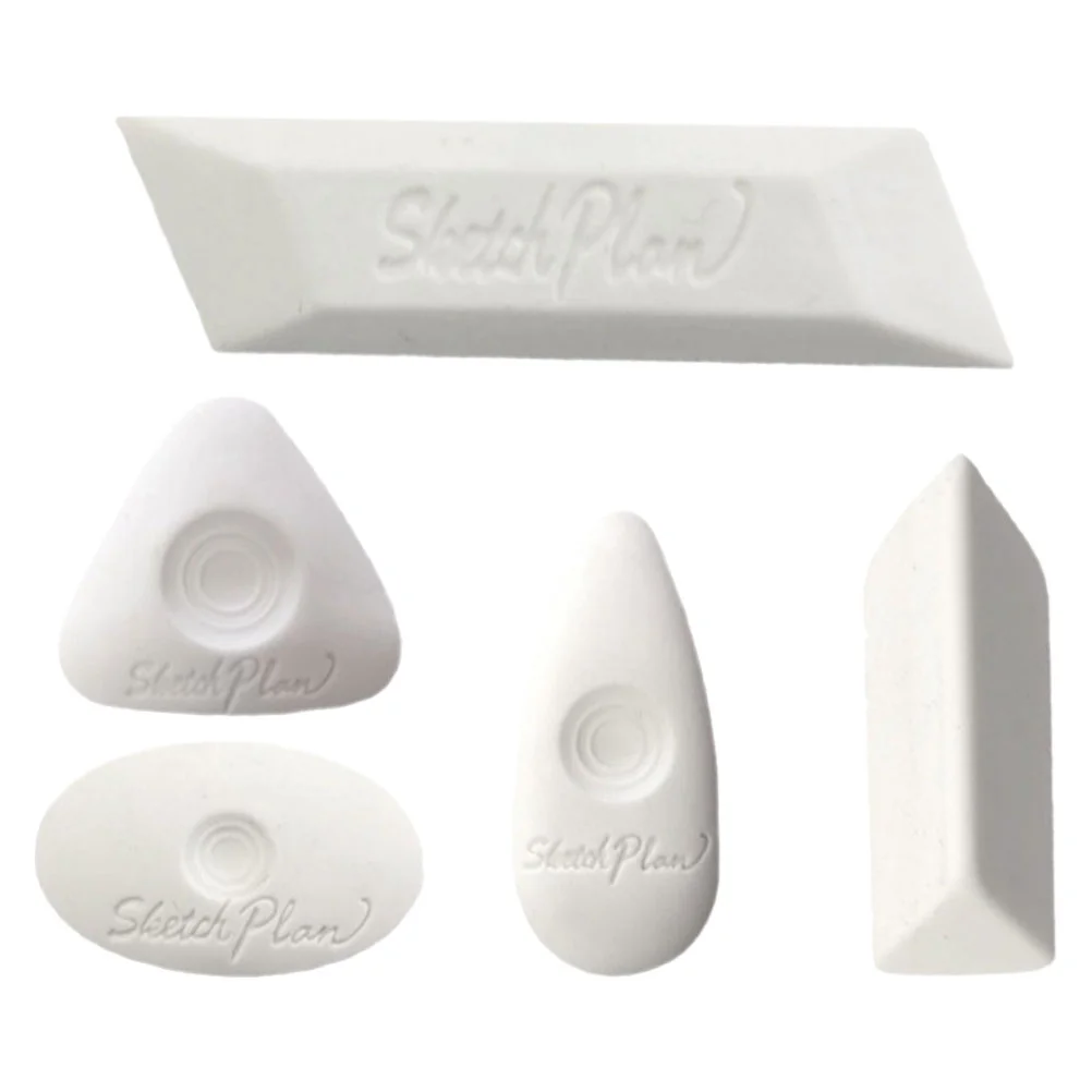 5 Pcs Eraser Students Stationery Pencil Drawing School Drafting Supply Portable