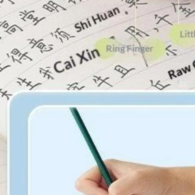 1PC Ergonomic Pen Grip Corrector Non-Slip Soft Rubber Writing Posture Trainer for Kids Adults Calligraphy Practice