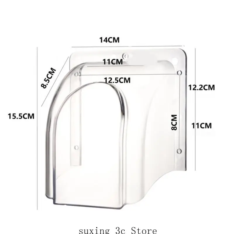 Rainproof Shell Protector for 86 Doorbell Universal Transparent Keypad Cover Outdoor Waterproof Dustproof Shell