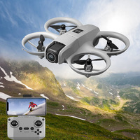 New H21 Mini Drone Rotating Colorful Light Quadcopter Drone RC Aircraft  Airplane Toy 4k camera drones Kid Gift Toys UFO