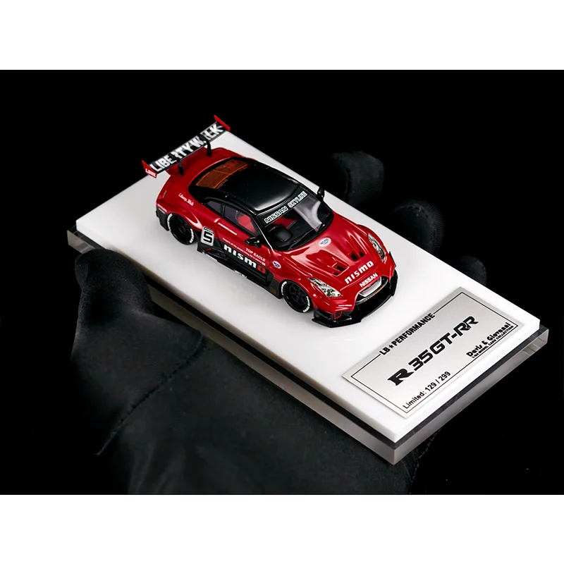 신제품 입고 Dg 1:64 R35 Gt-Rr Hks Lb F40 2025 Apa Xpo 전시회 한정판 미니어처 레진 자동차 모델 맞춤형 장난감 선물