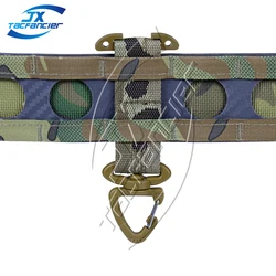 Taktische Molle Clip drehbar Dreieck Kunststoff Karabiner haken T-Stück Halterung hängen Karabiner Handschuh halter Kampf gürtel Jagd Zubehör