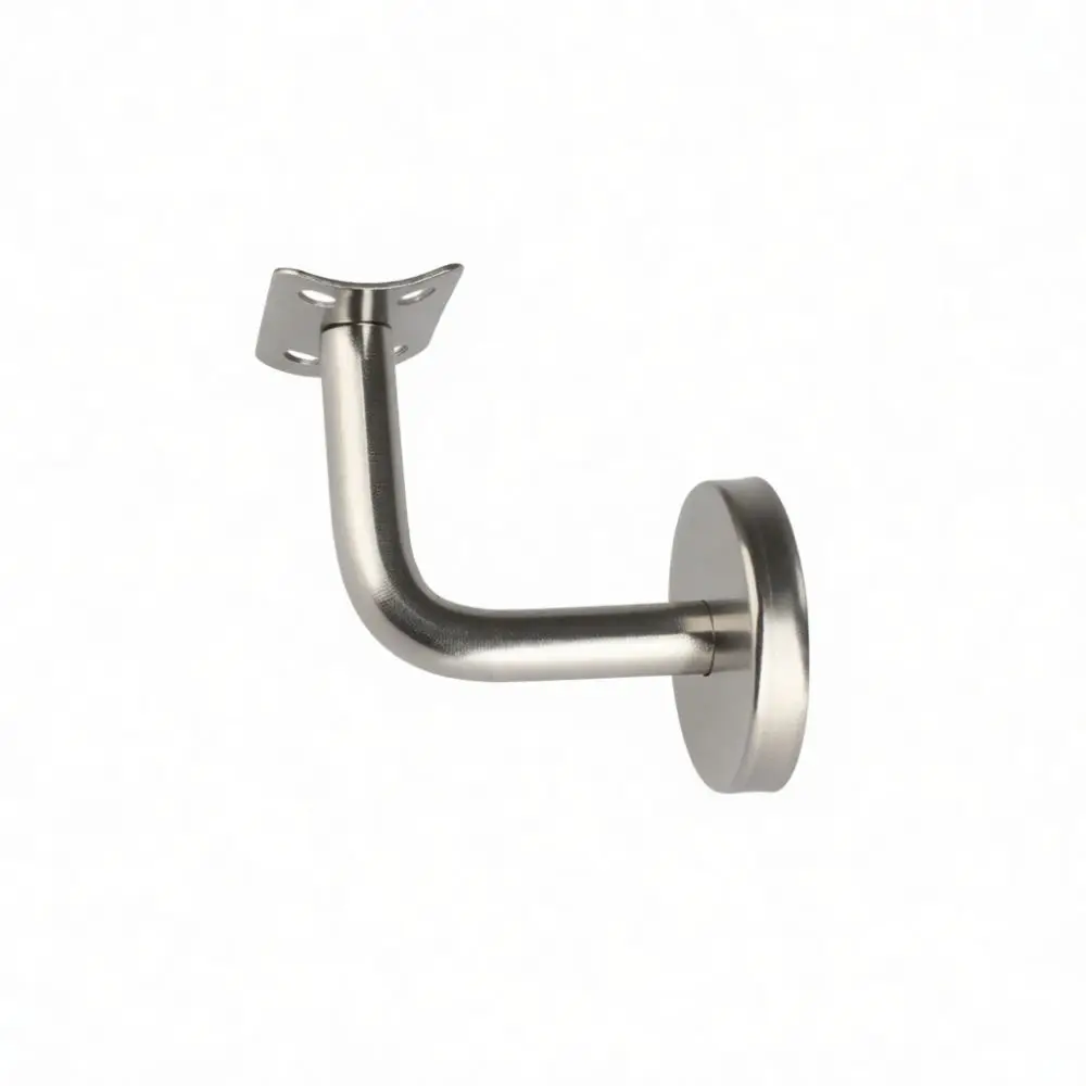 Heavy Duty 201 Stainless Steel Handrail Bracket Wall Support Solid Metal Stair Railing Holder Modern Home Hardware Part