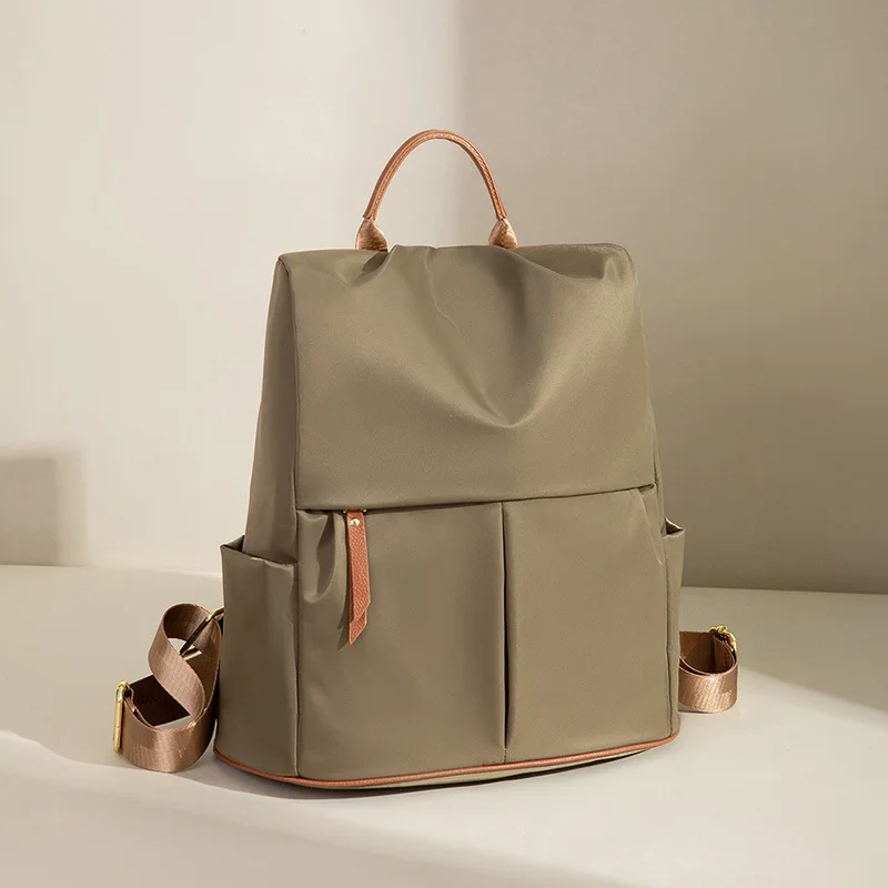 Women Nylon Backpack Anti Theft Casual Travel School Bag Large Capacity Multifunctional Shoulder Bag Female Rucksack Mochila