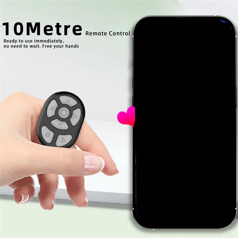ABJG-For Ring Bluetooth للتحكم عن بعد بأطراف الأصابع التلقائية لتصفح فيديو السيلفي